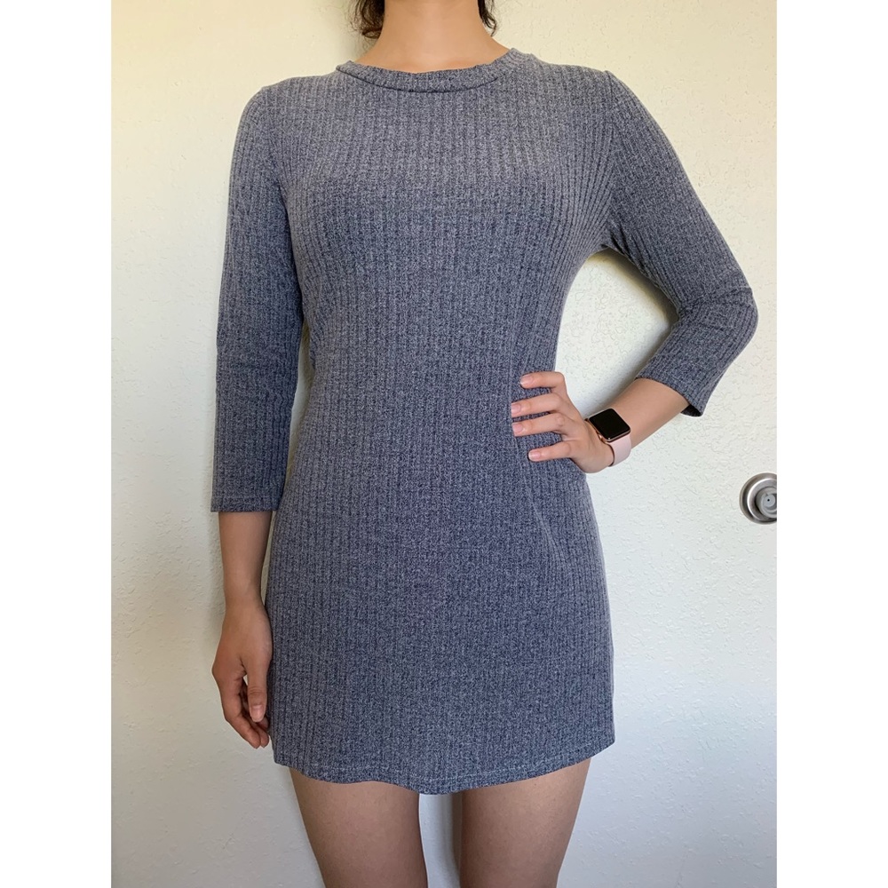 (EUC)✨HEATHER BLUE SHIFT DRESS